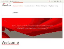 Tablet Screenshot of chasmgroup.com